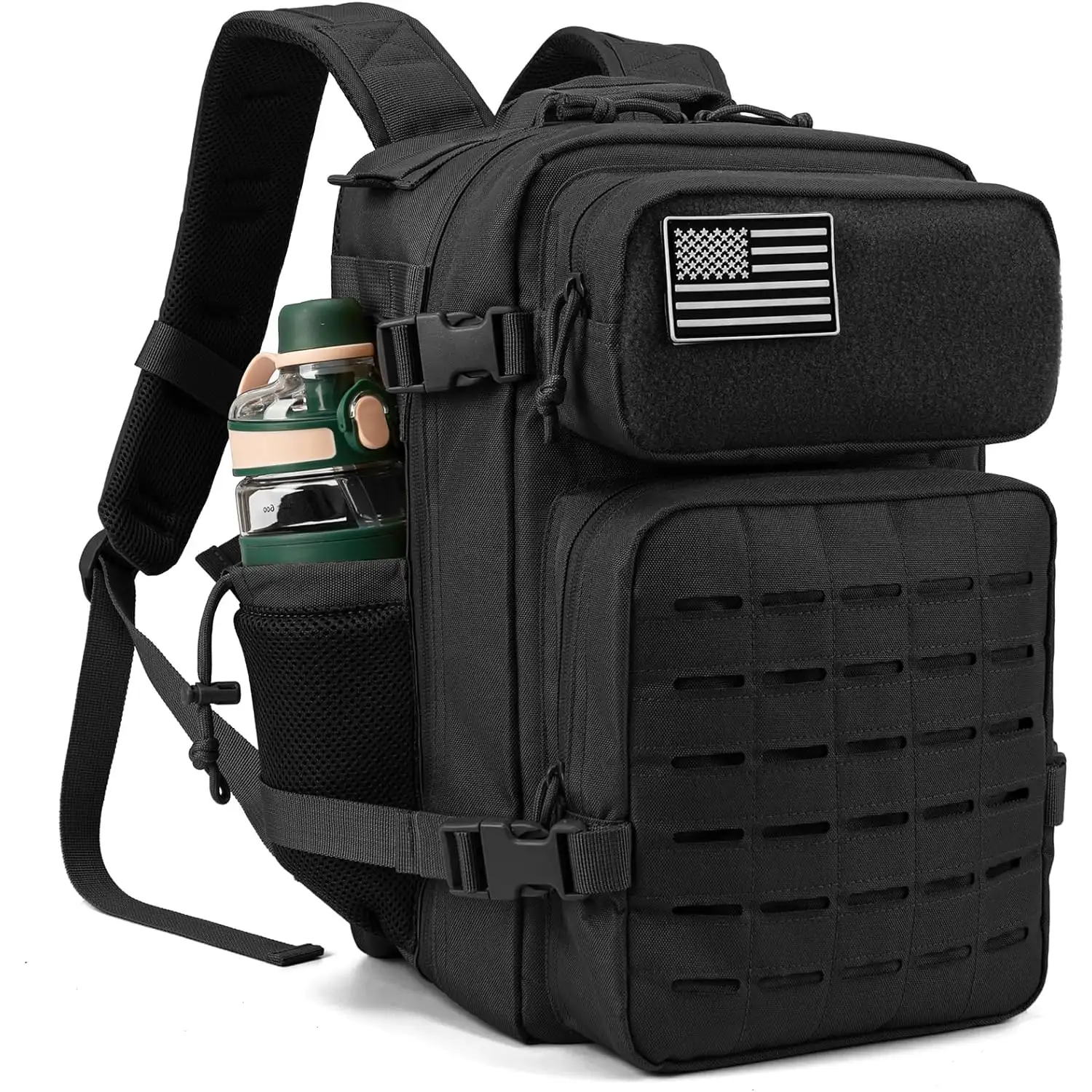 QT&QY 25L,35L,45L Military Tactical Backpack For Men Molle Daypack 3 Day Bug - 1